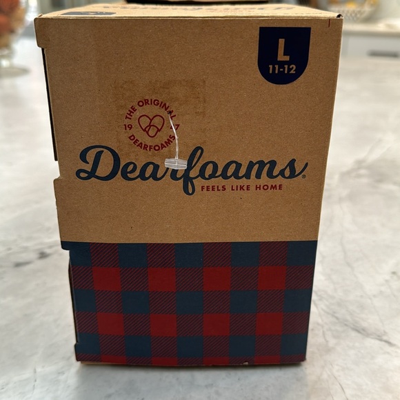 Dearfoams gel infused memory foam men’s large 11-12 size gray slipper. - Picture 5 of 6